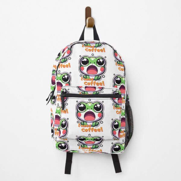 Item preview, screaming froggy: Coffee Withdrawal Symptoms designed and sold by Digital Dreams Arts.