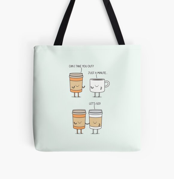 Coffee date All Over Print Tote Bag