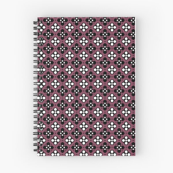 Item preview, Ornate Mulberry & Black Flower Pattern designed and sold by Jared Davies.