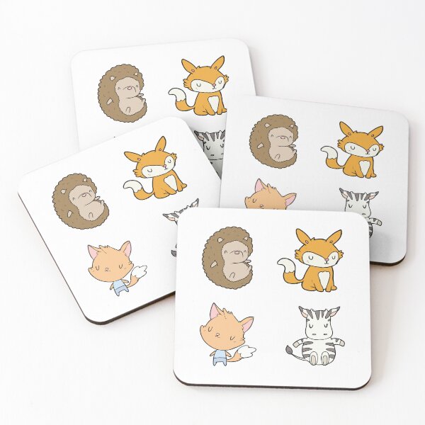 Item preview, cute kawaii animals for happy days designed and sold by huape.