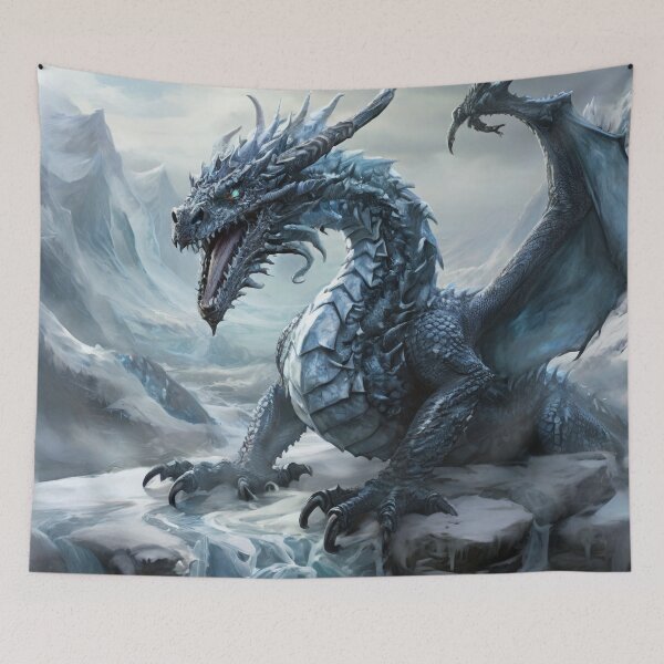 Item preview, Norse Frost Wyrm | Guardian of the Frozen North designed and sold by MysticFable.