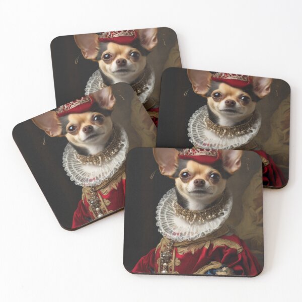 Item preview,  Her royal Highness Empress Enchilada de Chewchu - Regal Chihuahua king portrait art designed and sold by Vintage Designs +.