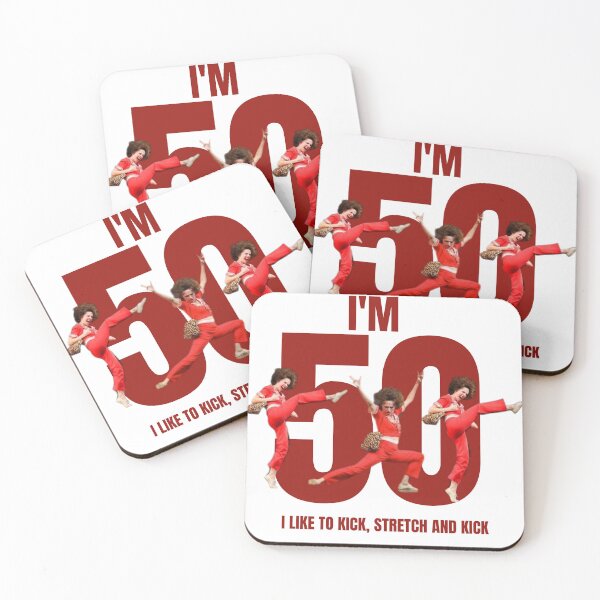 Item preview, I'm 50 - I Like to Kick, Stretch and  Kick designed and sold by ViLo-TStore.