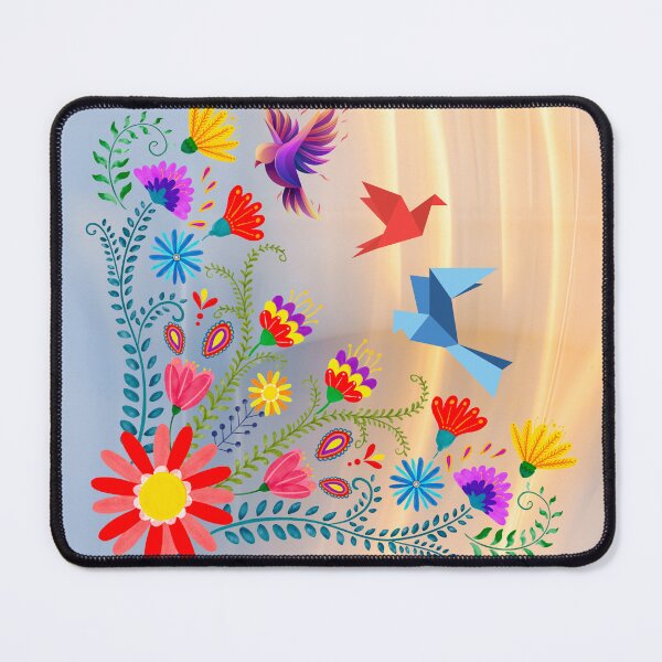 Item preview, Abstract Flowers and Birds with Background designed and sold by tomorrowsart.