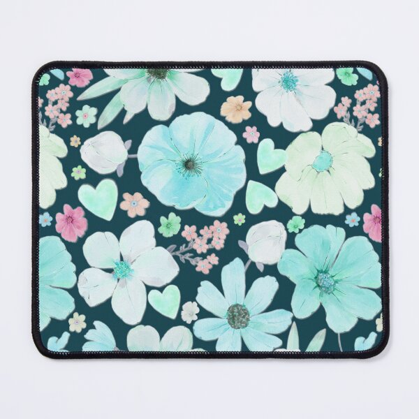 Item preview, Joyous Light blue Flower pattern designed and sold by HanliesArt.