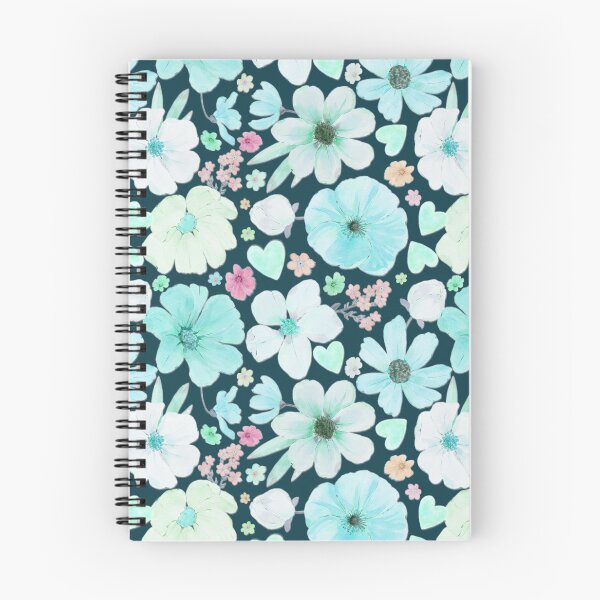 Item preview, Joyous Light blue Flower pattern designed and sold by HanliesArt.