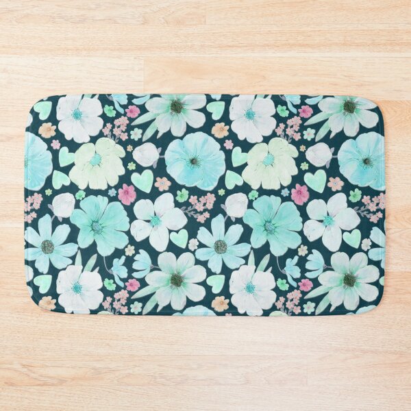 Item preview, Joyous Light blue Flower pattern designed and sold by HanliesArt.