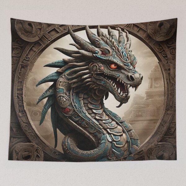 Item preview, Aztec Serpent | Guardian of Sacred Temples designed and sold by MysticFable.