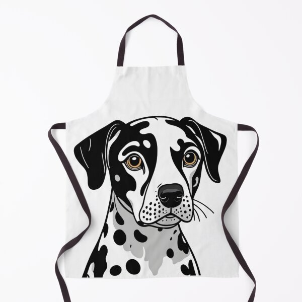 Item preview, Dalmation Puppy Illustration Minimalist Dog Drawing Cute Portrait designed and sold by Michael Voyler.