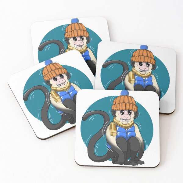 Item preview, Bundled-up Monkey designed and sold by relbertym.