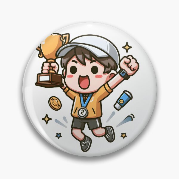 Item preview, Kawaii Athletic Coach: Holding A Trophy designed and sold by CanvasCutie.