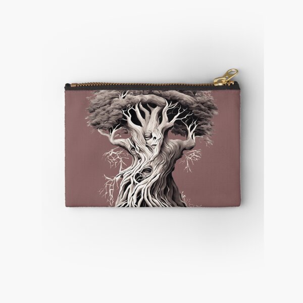 Item preview, Uprooted Mysterious Ancient Tree with Skull-Like Face and Long Roots designed and sold by Vilemo.