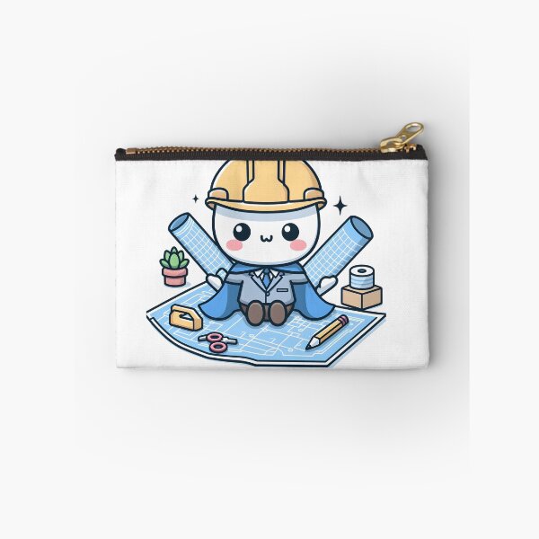 Item preview, Kawaii Architect With Blueprint Cape designed and sold by CanvasCutie.