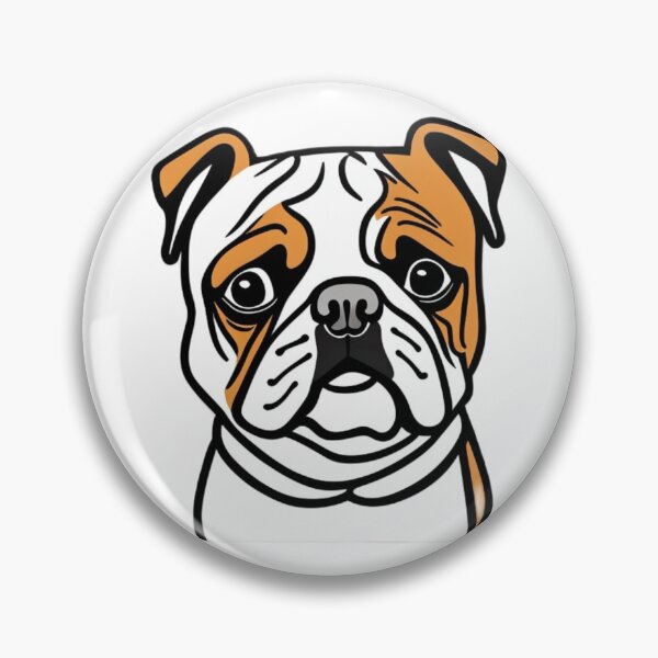 Artikelvorschau, Niedlicher Mops-Welpe, der minimalistische Bulldoggen-Illustration Puglife zeichnet entworfen und verkauft von Michael Voyler.