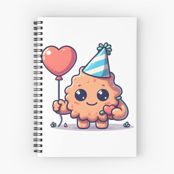 Item preview, Kawaii Charming Golem With A Party Hat designed and sold by CanvasCutie.