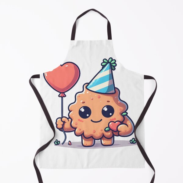 Item preview, Kawaii Charming Golem With A Party Hat designed and sold by CanvasCutie.