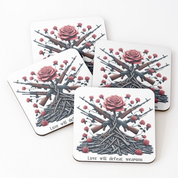 Item preview, Love is stronger than war designed and sold by MegasLogos.