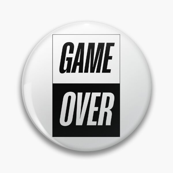 Item preview, game over designed and sold by Anastasiia Lang.