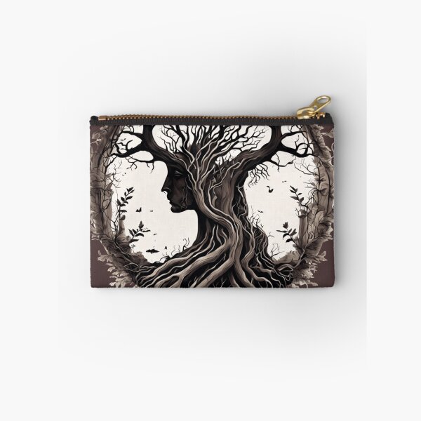 Item preview, Uprooted Down Tree Shaped Woman's Face with Birds designed and sold by Vilemo.