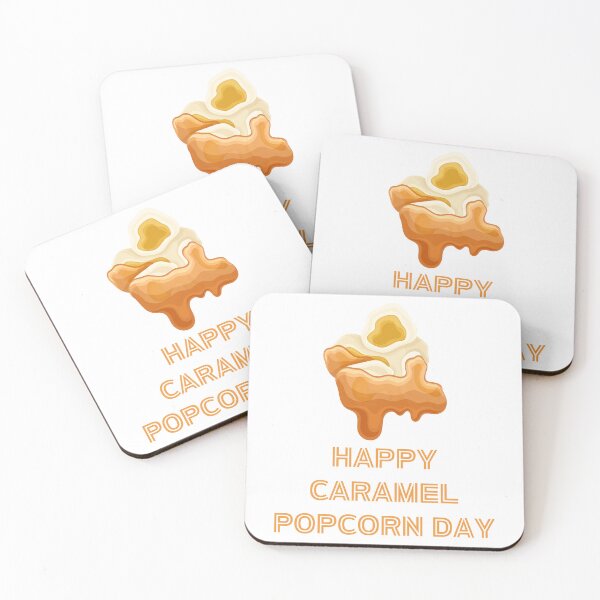 Item preview, Happy Caramel Popcorn Day designed and sold by Simo0455.
