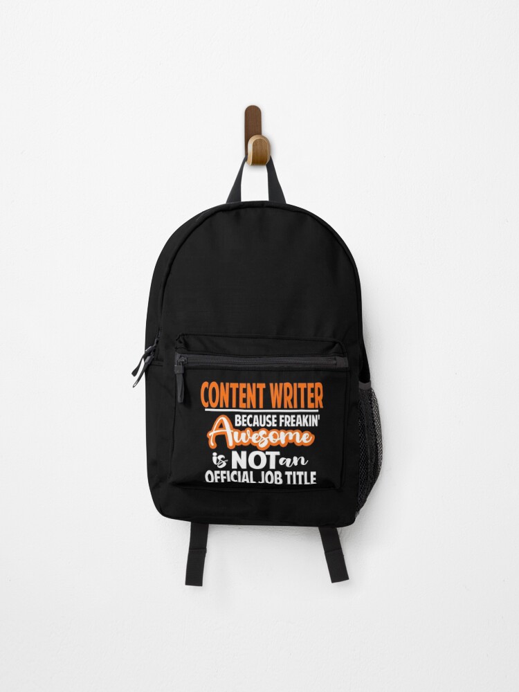 Thumbnail 1 of 3, Backpack, Content Writer designed and sold by Colorfulman.