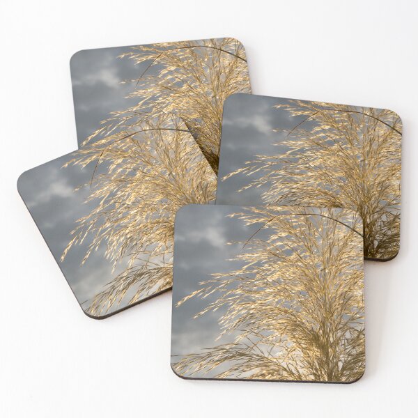 Item preview, Golden pampas grass, clouds and sunlight 6 designed and sold by Adriana Mueller.