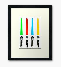 Laser Saber Framed Print