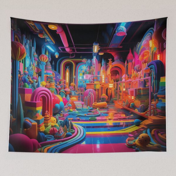 Item preview, Magical Colorful Toy Room designed and sold by Divine Ease.