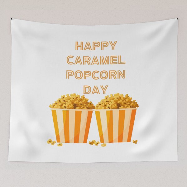 Item preview, Happy Caramel Popcorn Day designed and sold by Simo0455.