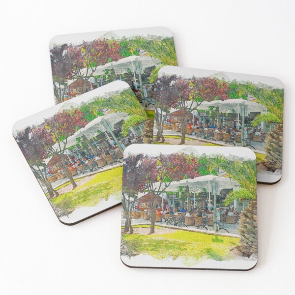 Item preview, Puerto Pollensa Mallorca Watercolour Effect designed and sold by GG WALL ART.
