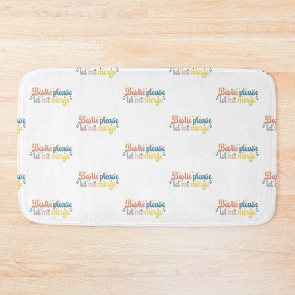 Item preview, Bestie Please Let Me Merge Funny Meme Bumper designed and sold by belladesign7.