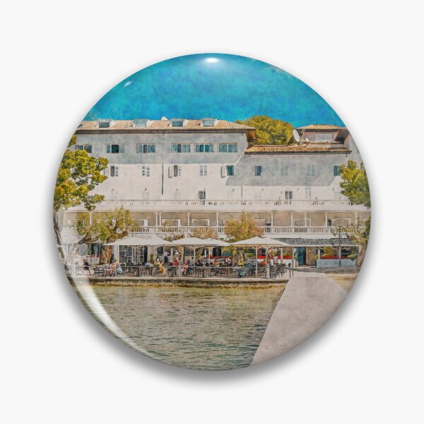 Item preview, Puerto Pollensa Mallorca Watercolour Effect designed and sold by GG WALL ART.