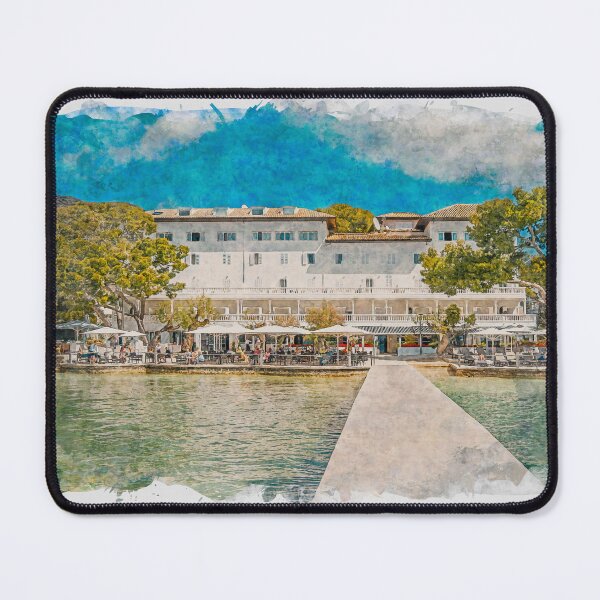 Item preview, Puerto Pollensa Mallorca Watercolour Effect designed and sold by GG WALL ART.
