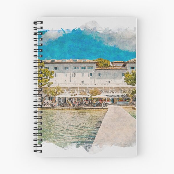 Item preview, Puerto Pollensa Mallorca Watercolour Effect designed and sold by GG WALL ART.
