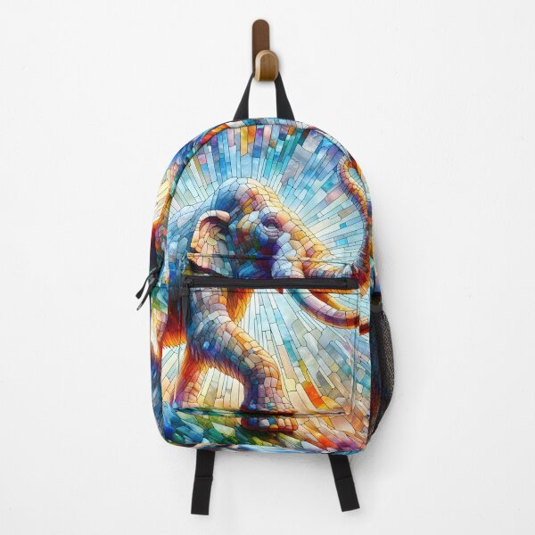 Item preview, The Stained Glass Mammoth designed and sold by AI-Only Creations.