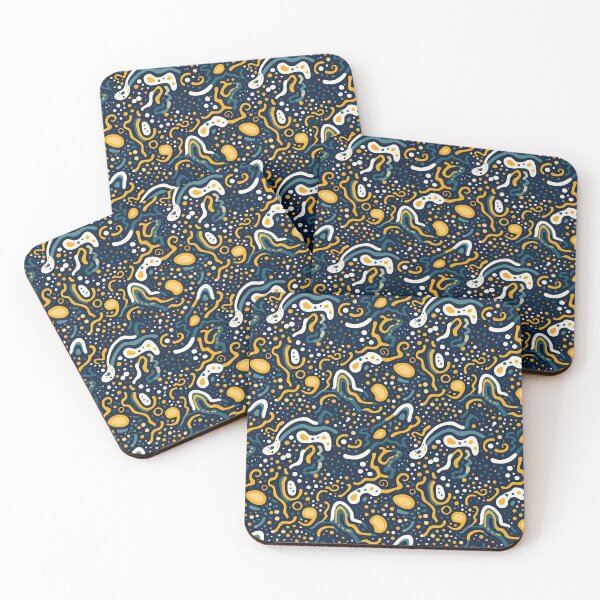 Item preview, Dynamic vibrant creative and abstract pattern designed and sold by Miauau Studio.