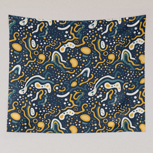 Item preview, Dynamic vibrant creative and abstract pattern designed and sold by Miauau Studio.