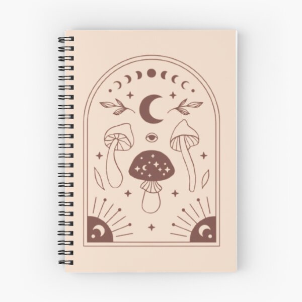 Item preview, Light academia Mushrooms and moon designed and sold by Starbubblepress.