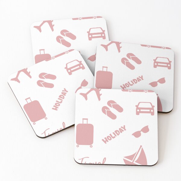 Item preview, Essential Travel Drawing Sticker Set, Pastel pink, Holiday gift, Summer 2024 Gift designed and sold by JeSuisAgnes.