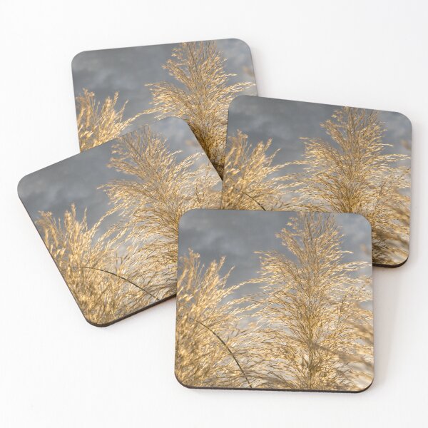 Item preview, Golden pampas grass, clouds and sunlight 5 designed and sold by Adriana Mueller.