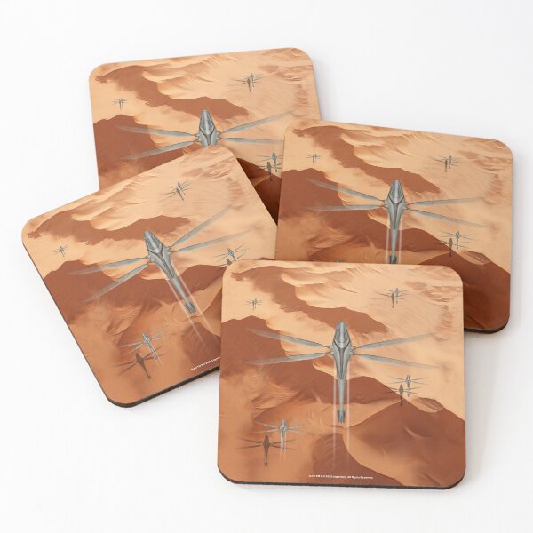 Item preview, Ornithopters flying over the desert of Arrakis designed and sold by Andrew Shishkin.