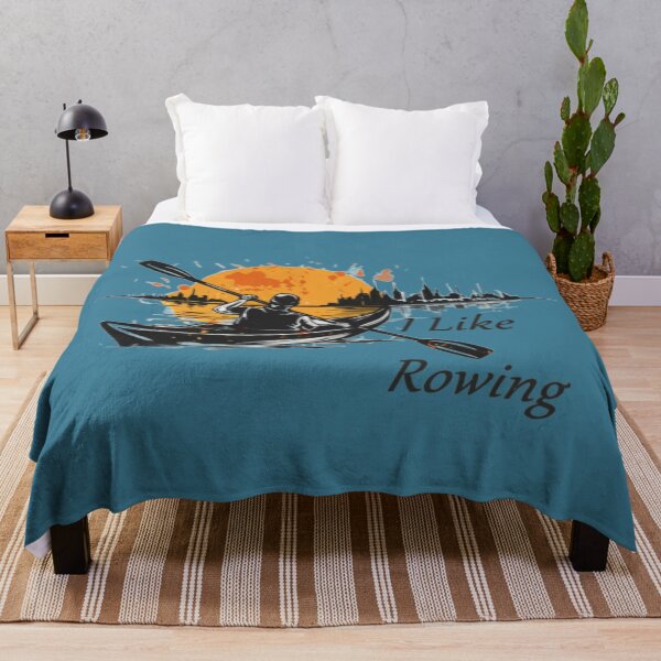 Item preview, Canoeing with text 'I like rowing' designed and sold by Tomasz Siennicki.