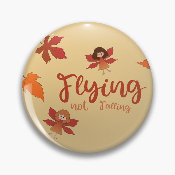 Item preview, Flying not Falling; Falling Autumn Leaves and Fairies designed and sold by nutmegfairy.