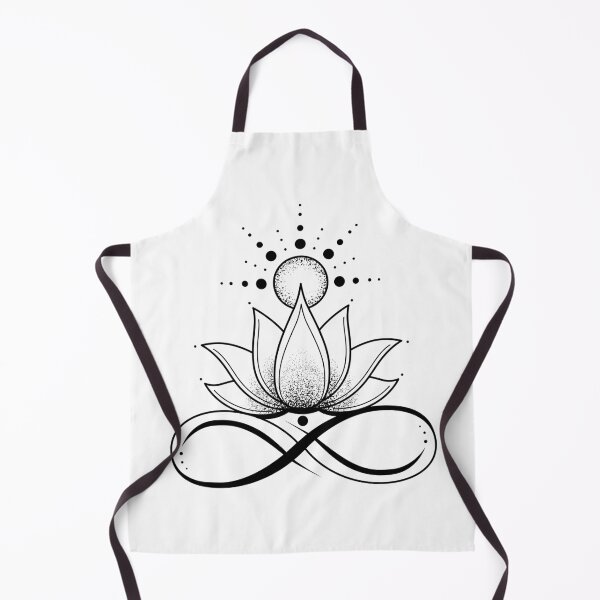 Item preview, Lotus flower & infinity sign designed and sold by Audrey Janvier | AJD.