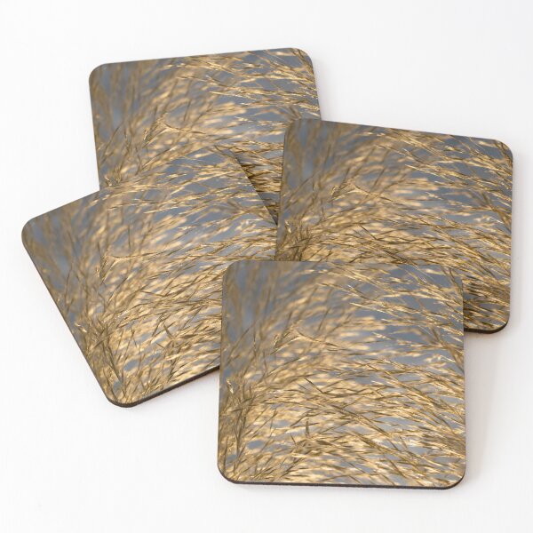 Item preview, Golden pampas grass, clouds and sunlight 2 designed and sold by Adriana Mueller.
