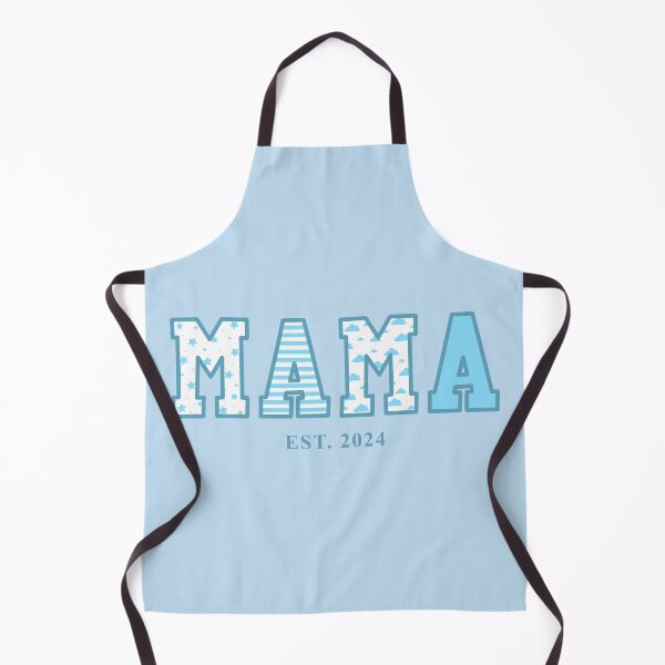 Item preview, Mama EST. 2024 boy mama blue designed and sold by Underground Matriarch.