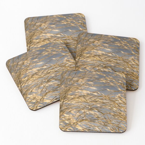Item preview, Golden pampas grass, clouds and sunlight 4 designed and sold by Adriana Mueller.