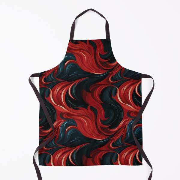 Item preview, Red flames in a seamless pattern designed and sold by Pattern Heaven.
