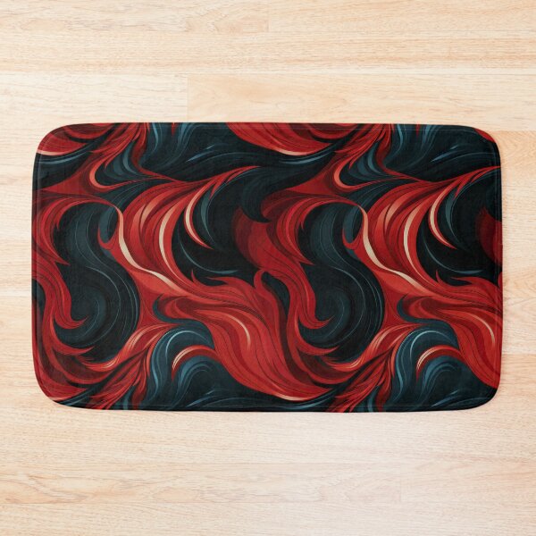 Item preview, Red flames in a seamless pattern designed and sold by Pattern Heaven.