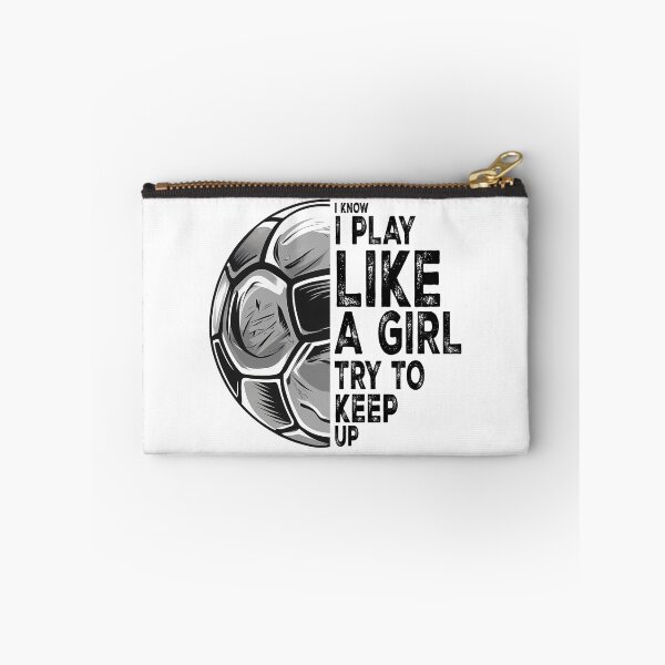 Item preview, I Know I Play Like A Girl. Try To Keep Up. designed and sold by Angry Swan Designs.